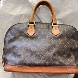 Authentic Louis Vuitton Brown Monogram Satchel